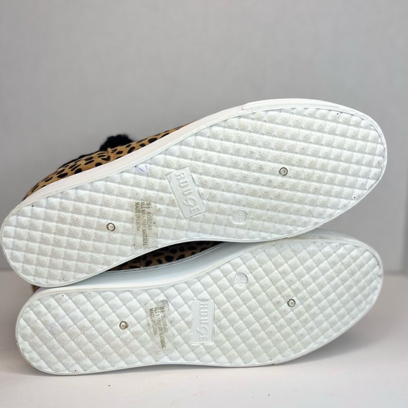 Rouge Helium Womens Faux Fur Trimmed Ankle Booties Sz 8.5M Tried on only NWOB - Picture 13 of 15